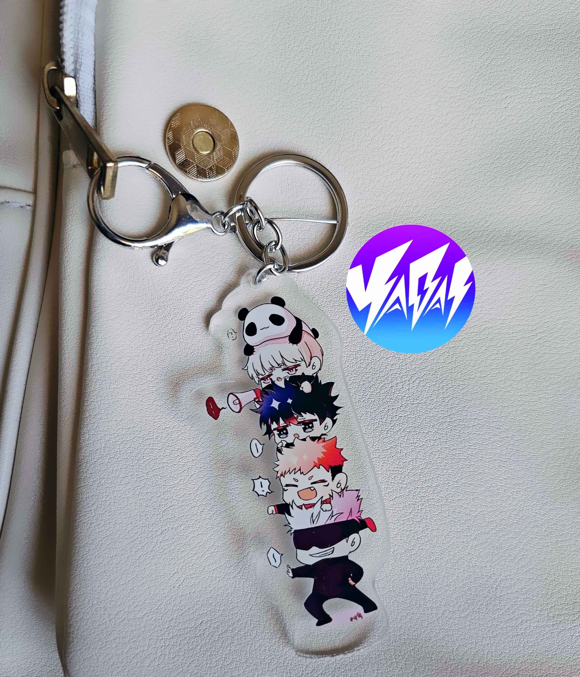 20250517_125003 آویز و جاکلیدی اکریلیک انیمه جوجیتسو کایزن - Image 1