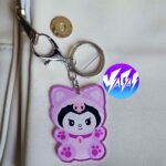 آویز و جاکلیدی اکریلیک کرومی و ملودی