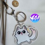 آویز و جاکلیدی اکریلیک گوجو ساتورو