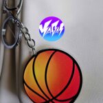آویز و جاکلیدی اکریلیک توپ بسکتبال
