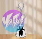 آویز و جاکلیدی اکریلیک روح و گربه - Image 2